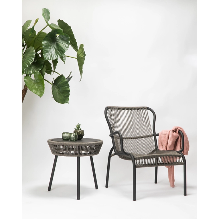 Fauteuil extérieur Fauteuil LOOP Noir VINCENT SHEPPARD