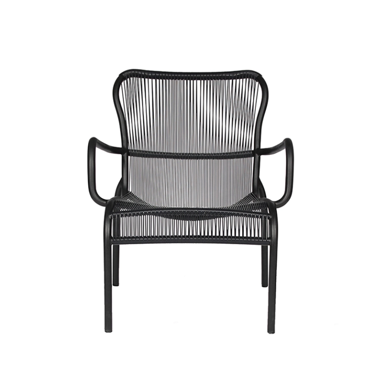 Fauteuil extérieur Fauteuil LOOP Noir VINCENT SHEPPARD