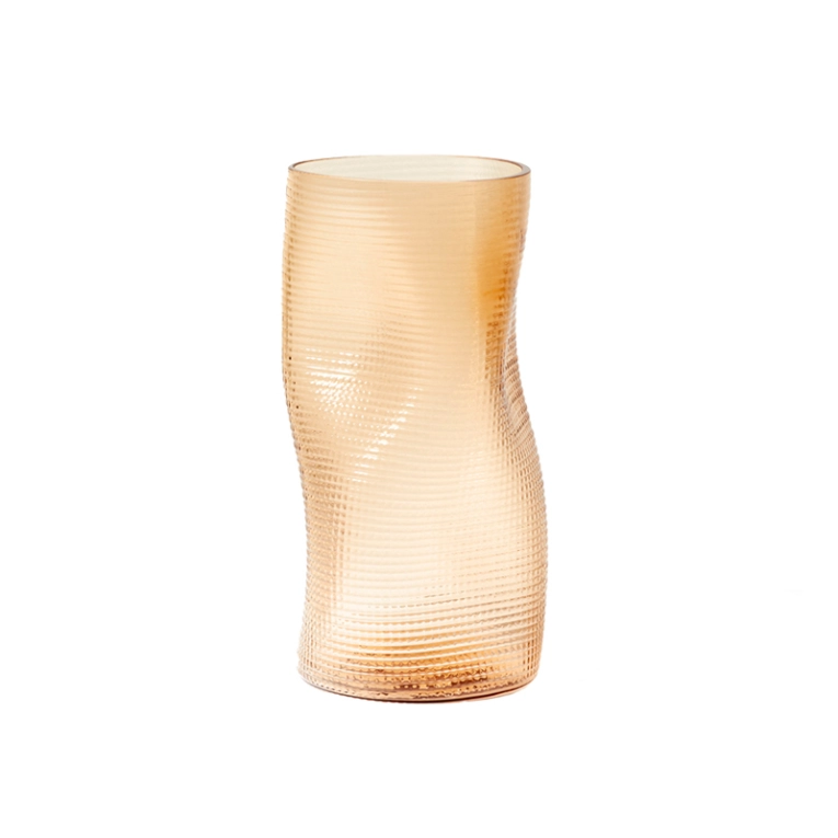 Vase Vase CORAL H 41 Rose transparent CASSINA
