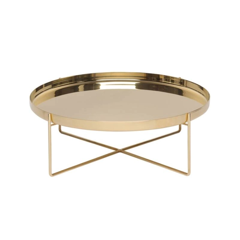 Table basse CM05 HABIBI Ø 57 x H 30 Laiton E15