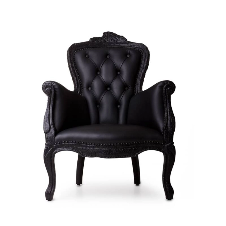 Fauteuil SMOKE CHAIR Noir MOOOI