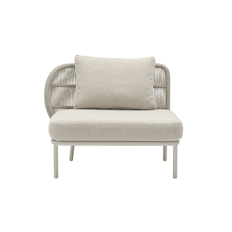 Canapé extérieur Canapé KODO MODULAR 1 place Blanc Dune/ Almond VINCENT SHEPPARD