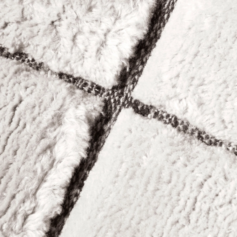 Tapis Tapis SAHARA GRID 300x200 Gris glace CASSINA