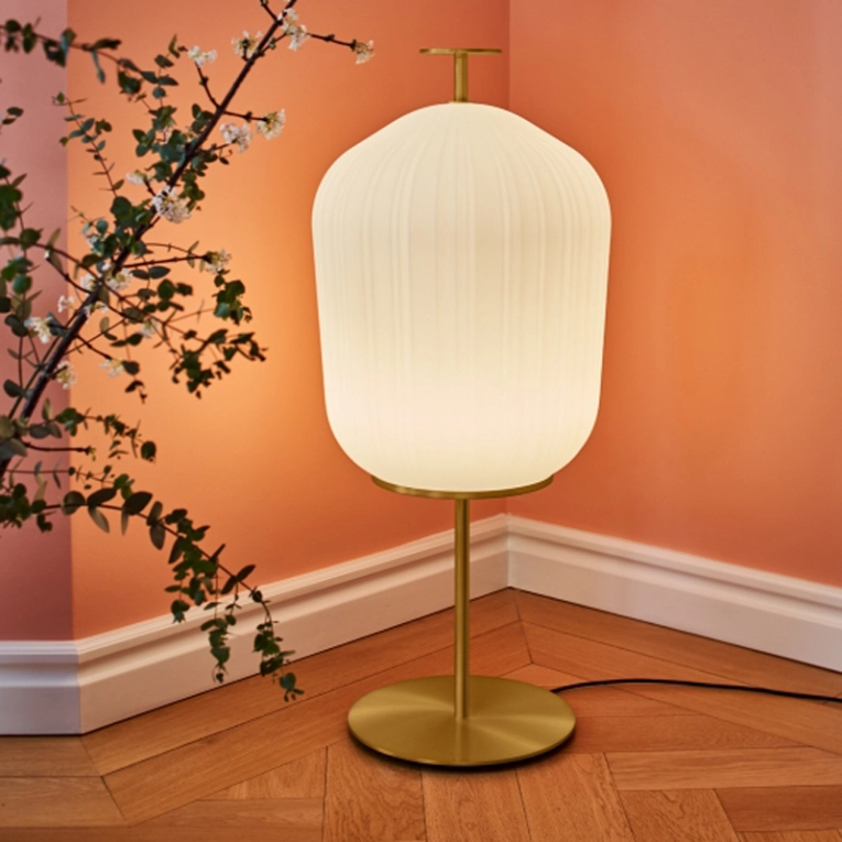 Lampadaire PLISSÉE Laiton CLASSICON