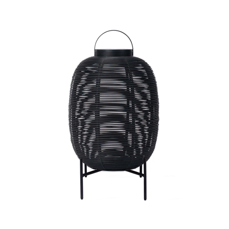 Luminaire extérieur Lanterne TIKA base acier 47x69 Noir VINCENT SHEPPARD