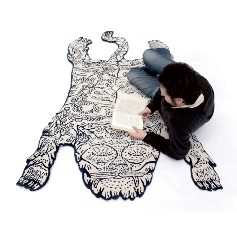 Tapis Tapis TIGER 240 x 120 Bleu marine MOUSTACHE