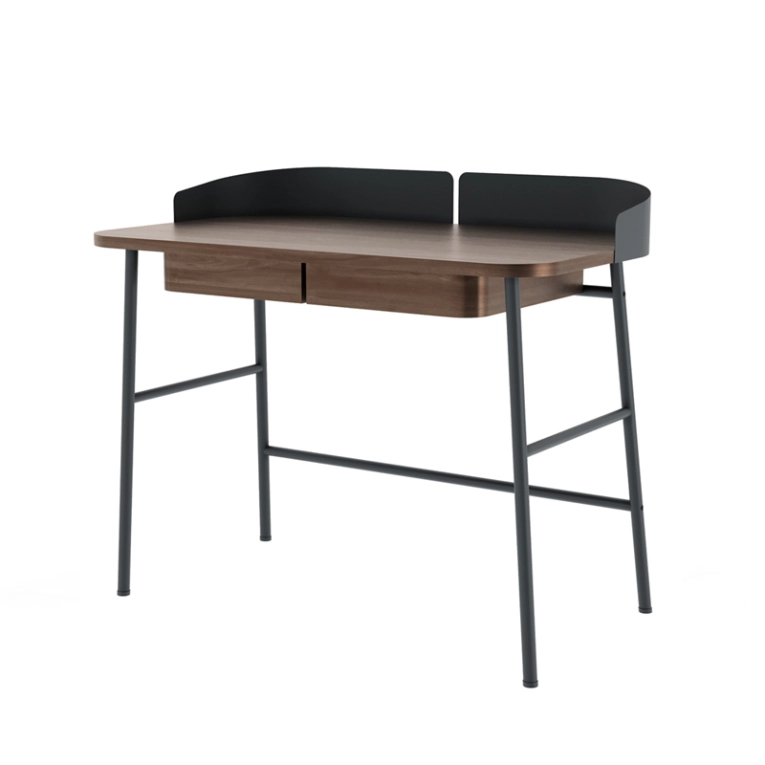 Bureau VICTOR Noyer/ Gris ardoise HARTO