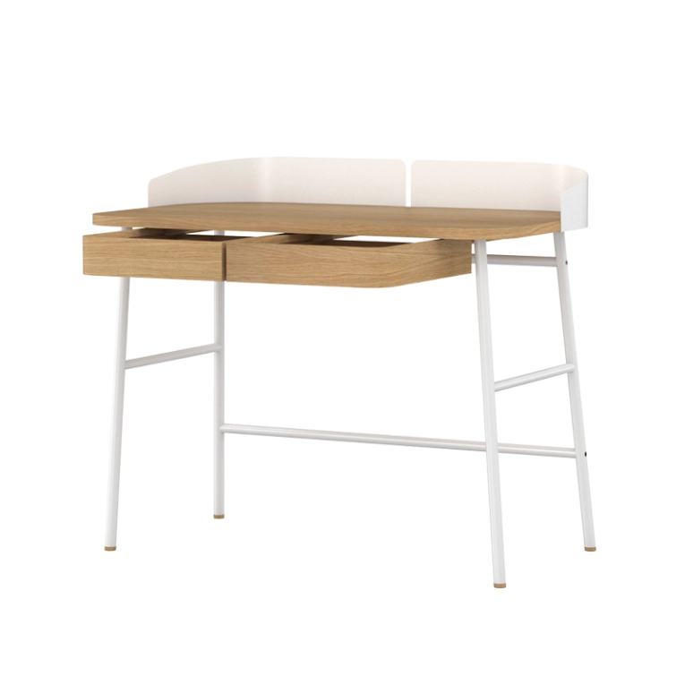 Bureau VICTOR Chêne/ blanc HARTO