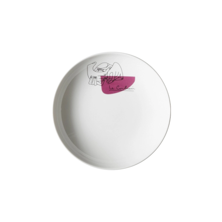 Assiette Set de 2 assiettes creuses PRUNIER Ø 21 Blanc CASSINA