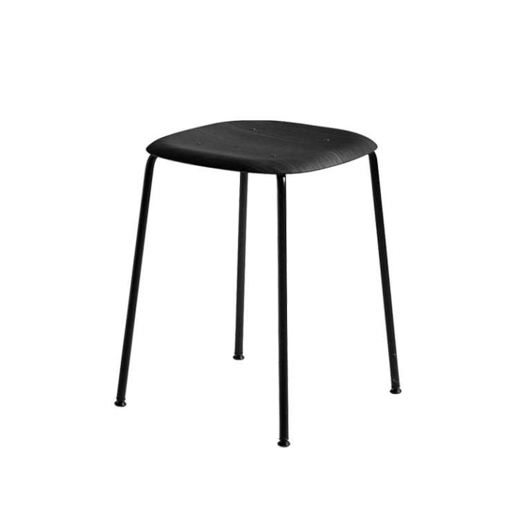 Tabouret SOFT EDGE 70 Noir HAY