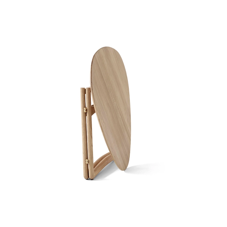 Table d'appoint guéridon DROP LEAF HM5 Chêne AND TRADITION