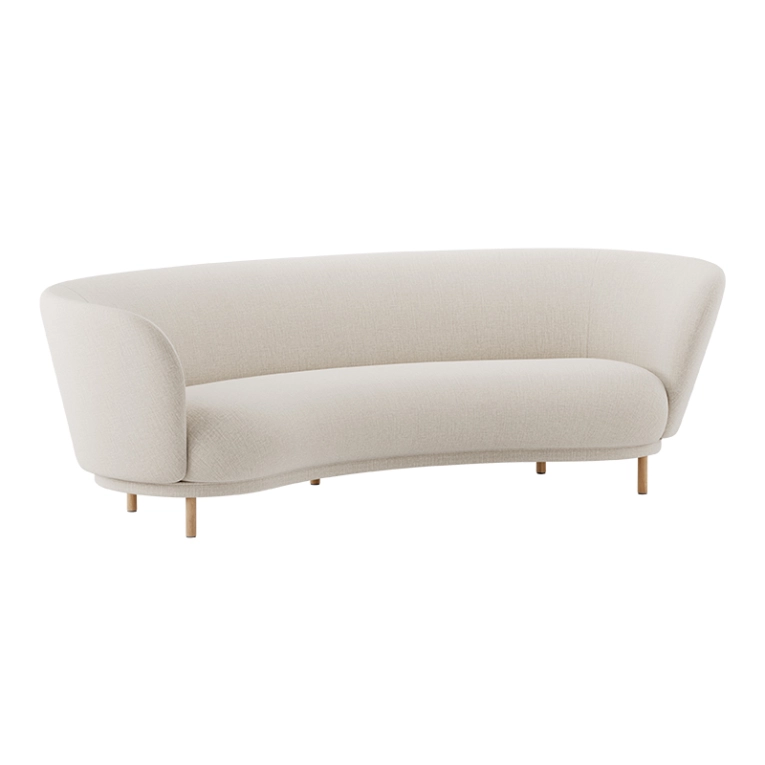 Canapé DANDY 3 places Linara 05 Porridge MASSPRODUCTIONS