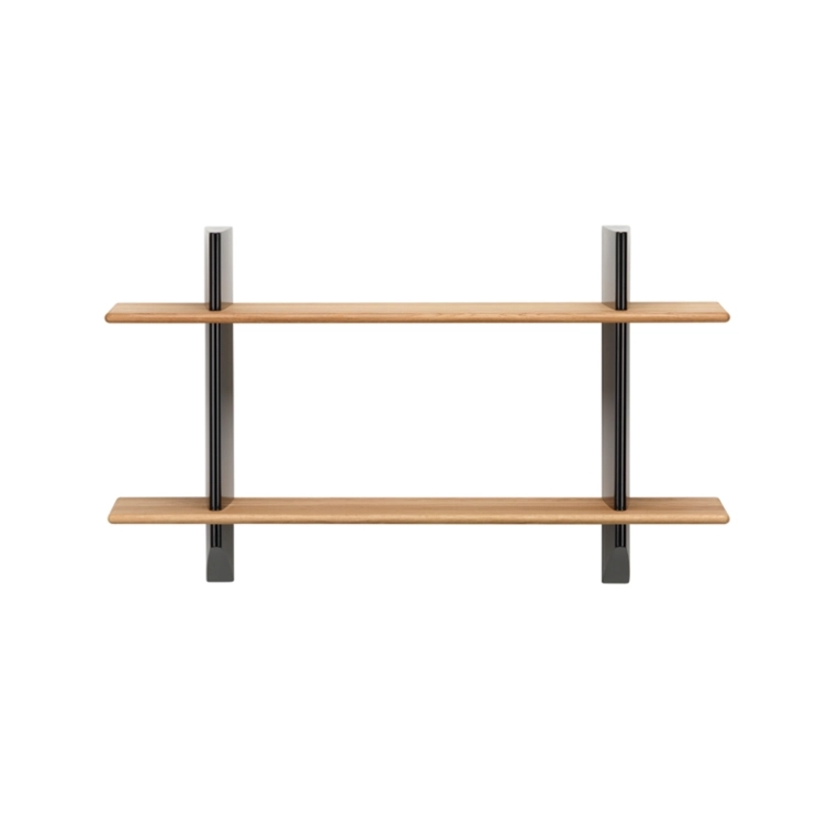Etagère RAYONNAGE MURAL Chêne naturel/ noir VITRA