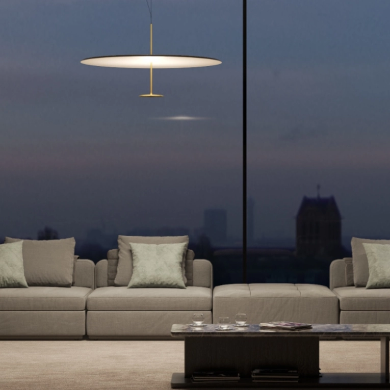 Suspension DOT 600 Laiton anodisé LUMINA