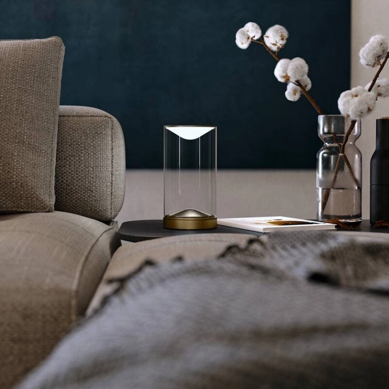 Lampe à poser EVE Laiton anodisé LUMINA