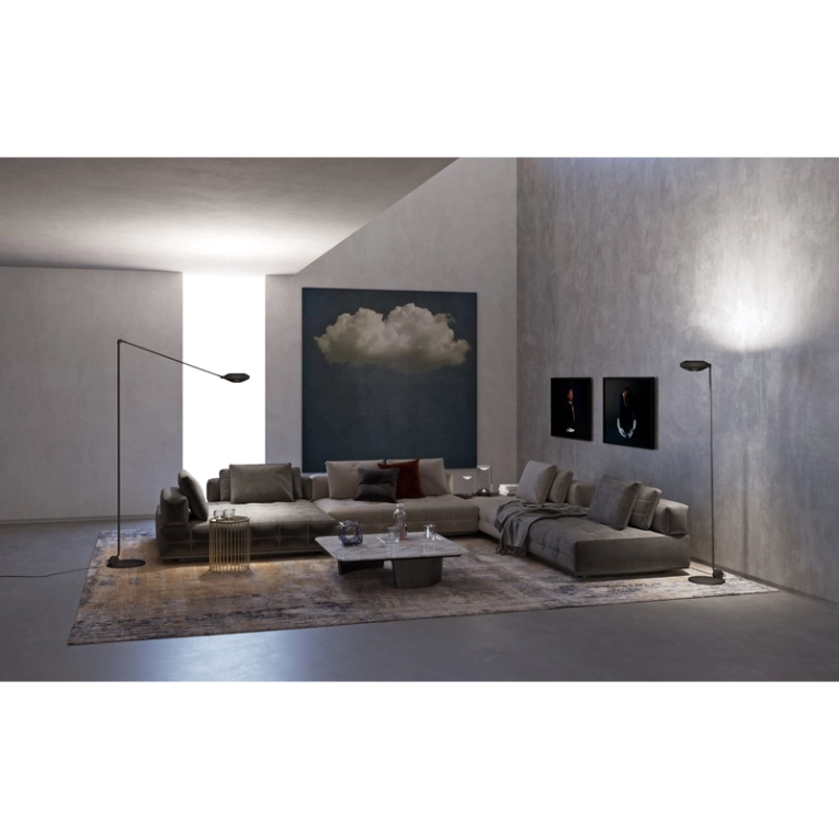 Lampadaire ELLE LED Noir soft touch LUMINA