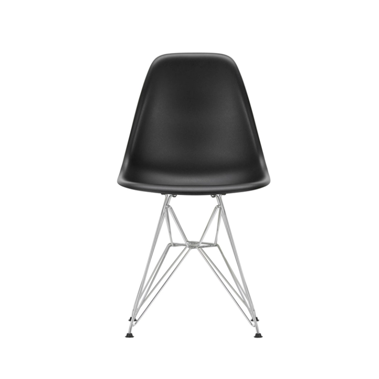 Chaise EAMES PLASTIC CHAIR DSR Pieds Tour Eiffel Noir RE VITRA