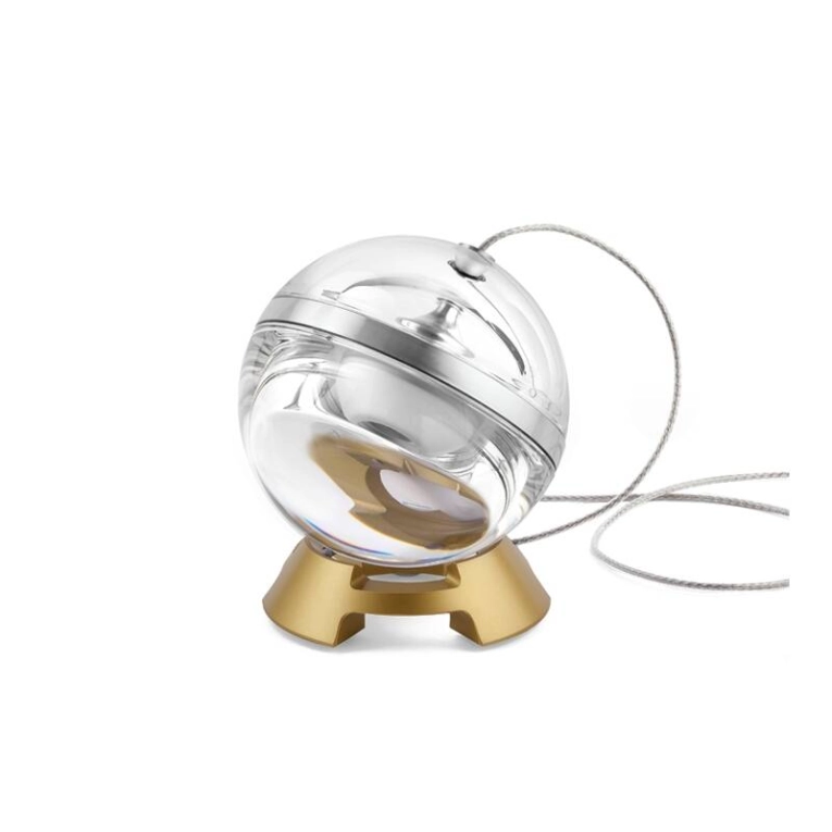Lampe à poser LIMBUS EYE Aluminium/ base laiton LUMINA