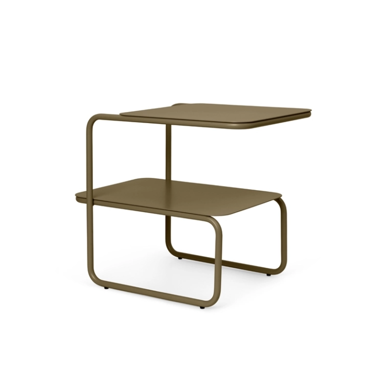 Table d'appoint guéridon LEVEL Olive FERM LIVING