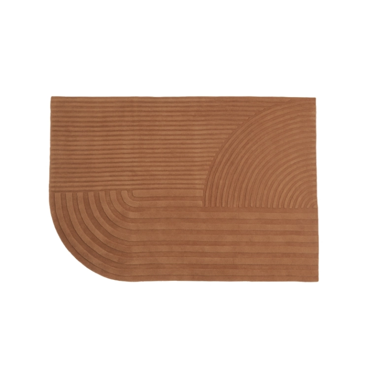 Tapis Tapis RELEVO Orange brulé MUUTO