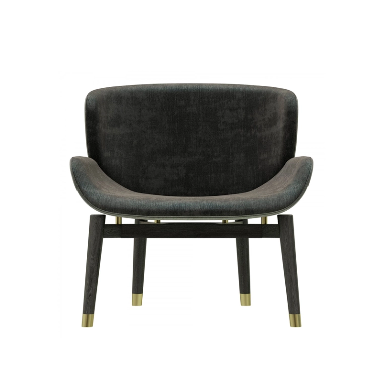 Fauteuil JORGEN Fumée BAXTER MADE IN ITALY