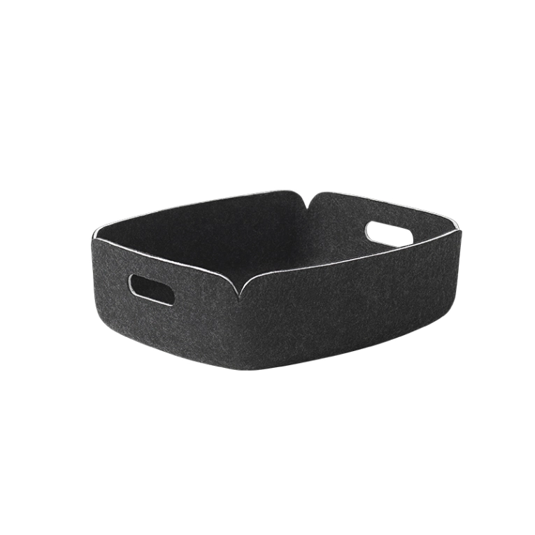 Petit rangement RESTORE TRAY Noir melange MUUTO