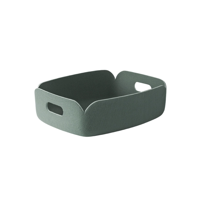Petit rangement RESTORE TRAY Vert cendré MUUTO