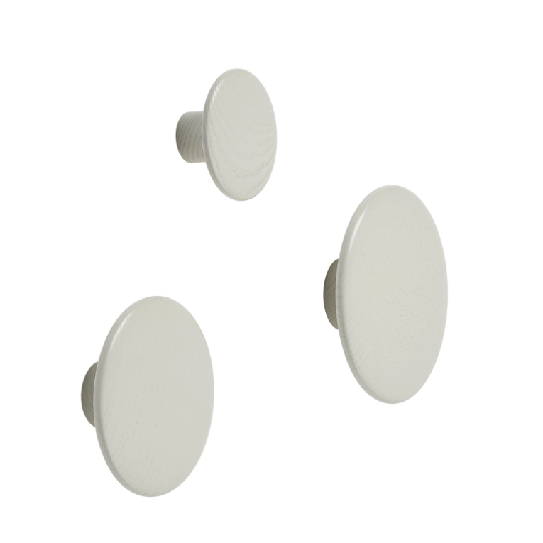 Patère Design Patère DOTS Ø 13 Blanc cassé MUUTO