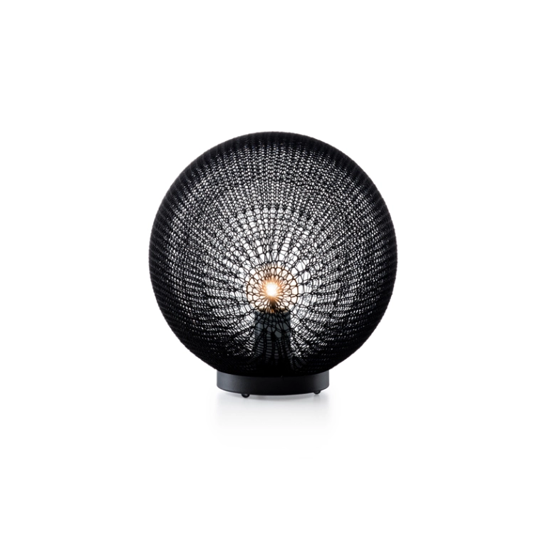 Lampe à poser MADAME LATOQUE Ø 40 Wengé TRIBU