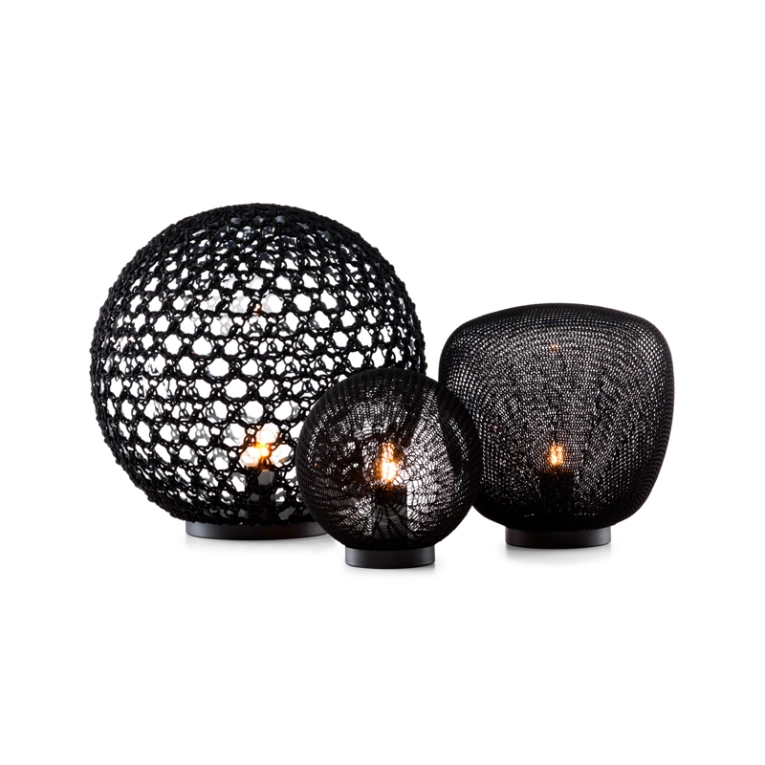 Lampe à poser MADAME LATOQUE Ø 40 Wengé TRIBU