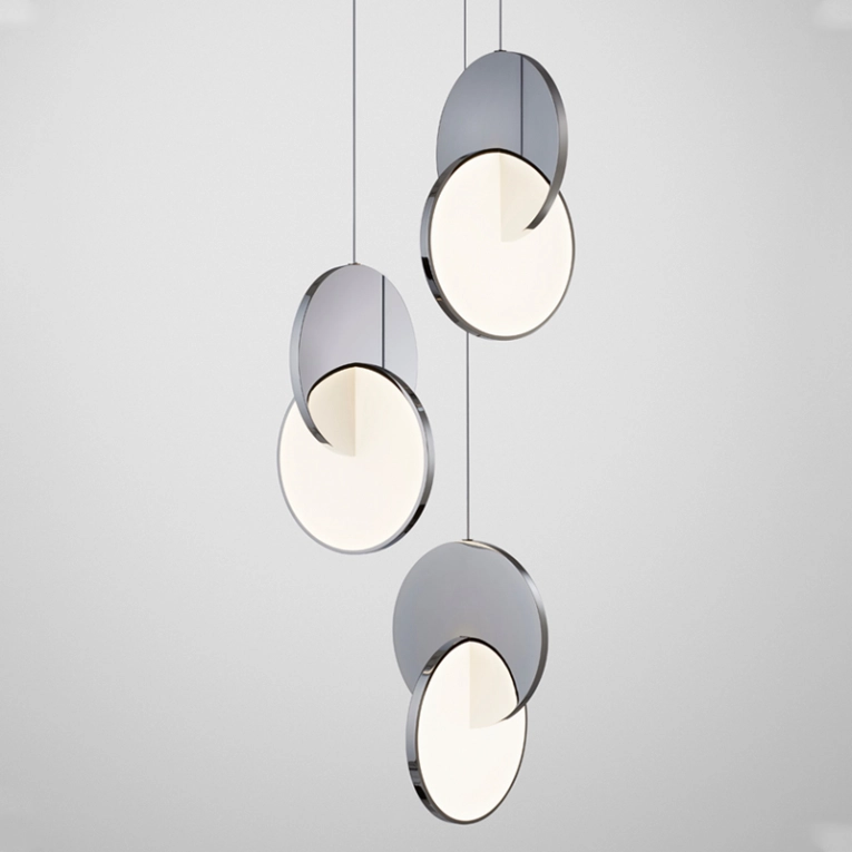 Suspension ECLIPSE CHANDELIER Chrome poli LEE BROOM