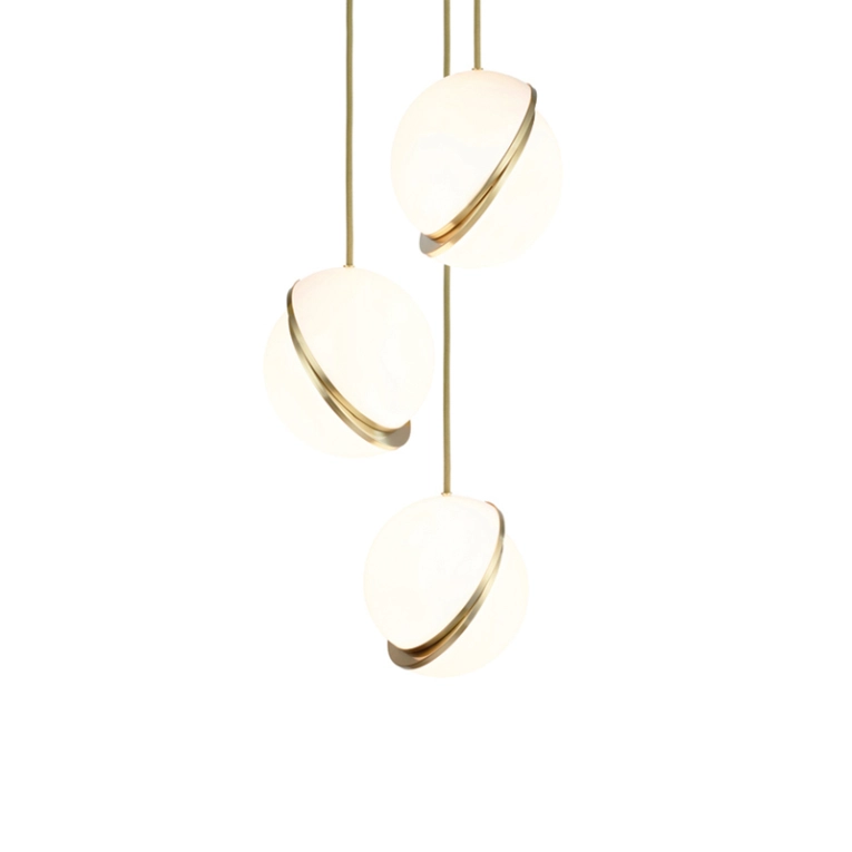 Suspension MINI CRESCENT CHANDELIER 3 PIECES LEE BROOM