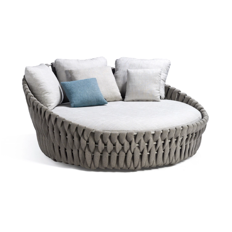 Canapé extérieur Daybed TOSCA Lin / Natté Blanc 01 TRIBU
