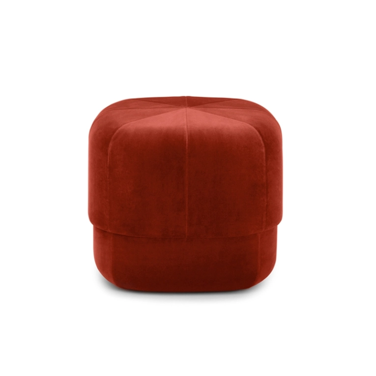 Pouf CIRCUS Small Velours rouille Normann Copenhagen
