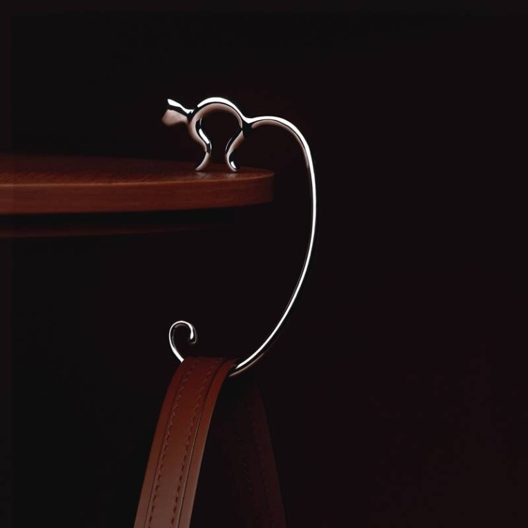 Objet pratique Accroche sac MINOU Inox ALESSI