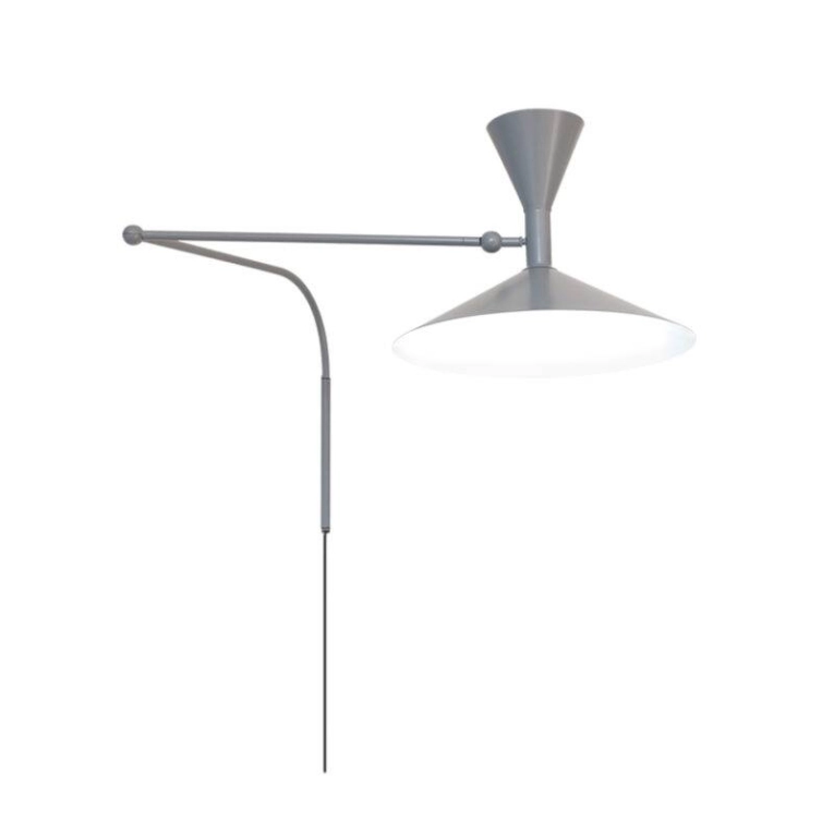 Applique LAMPE DE MARSEILLE Gris mat NEMO LIGHTING