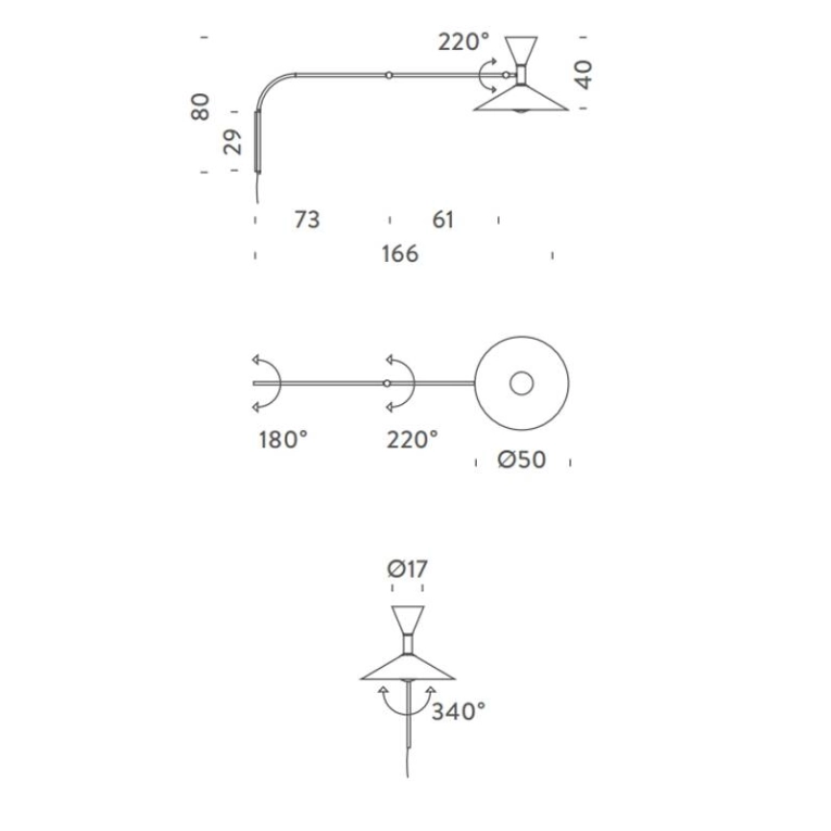 Applique LAMPE DE MARSEILLE Blanc NEMO LIGHTING