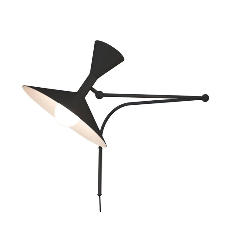 Applique LAMPE DE MARSEILLE Noir mat NEMO LIGHTING