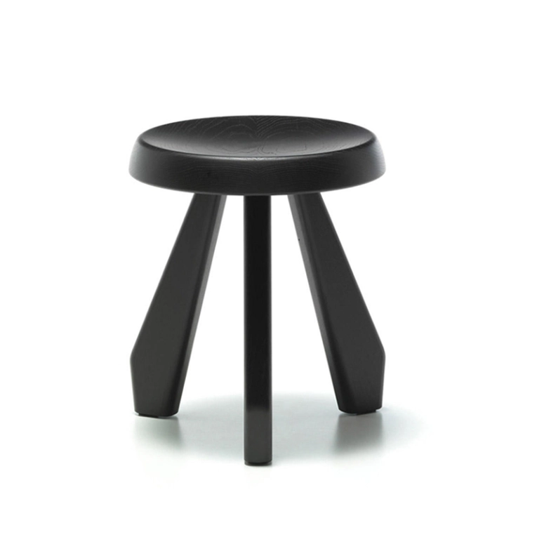 Tabouret 523 MERIBEL Noir CASSINA