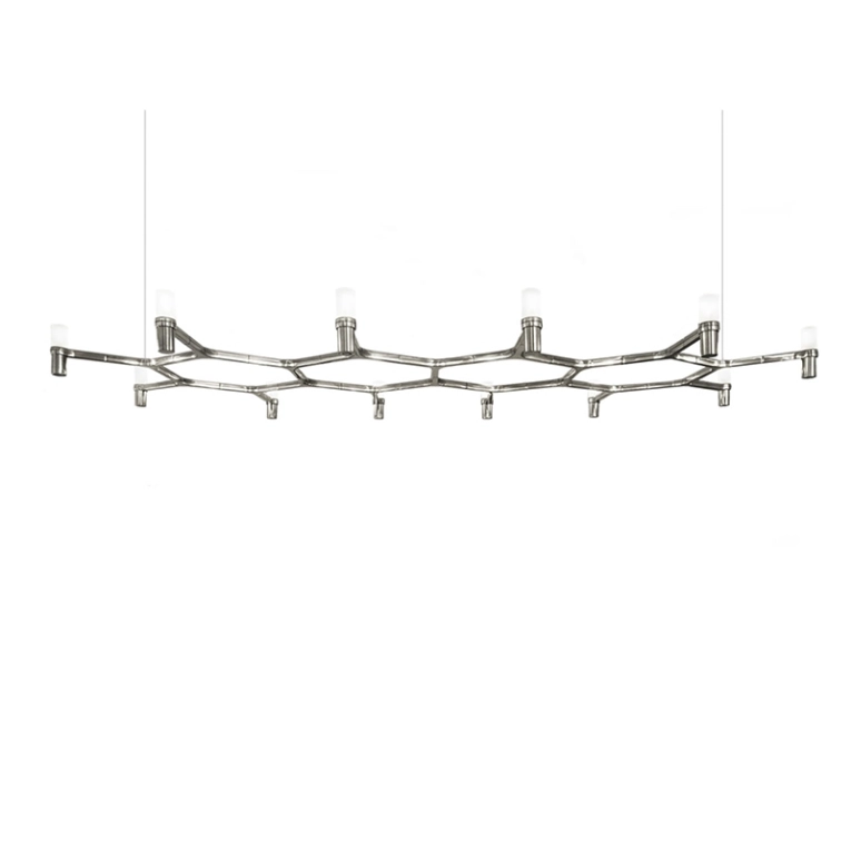 Suspension CROWN PLANA MAJOR Aluminium poli NEMO LIGHTING