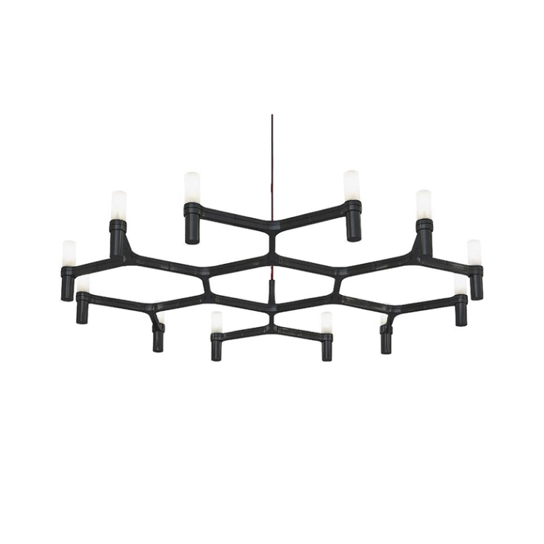 Suspension CROWN PLANA MINOR Noir NEMO LIGHTING