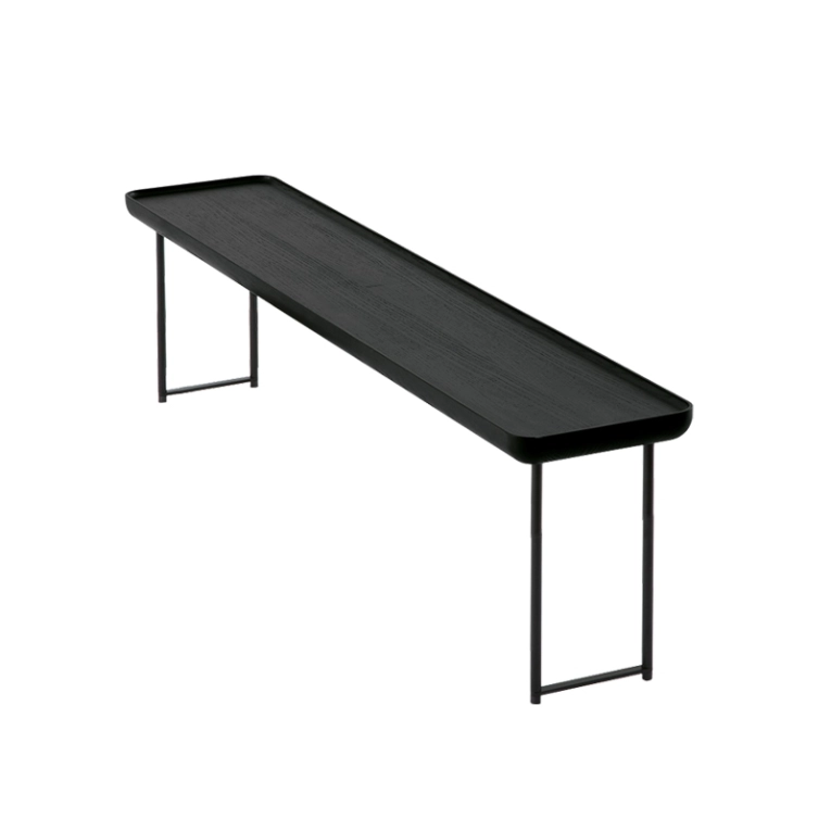Table basse 381 TOREI L 120 x H 31 Noir CASSINA