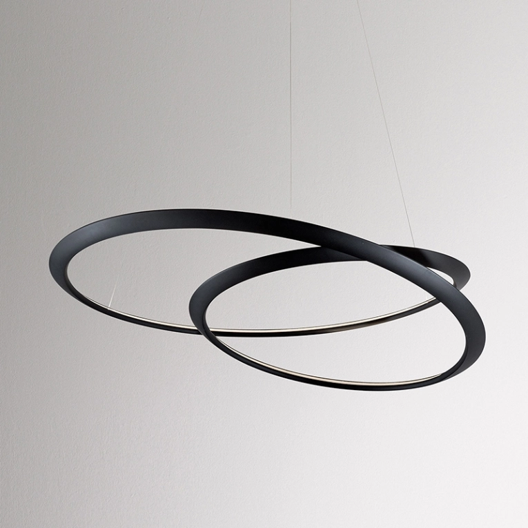 Suspension KEPLER Uplight Noir NEMO LIGHTING