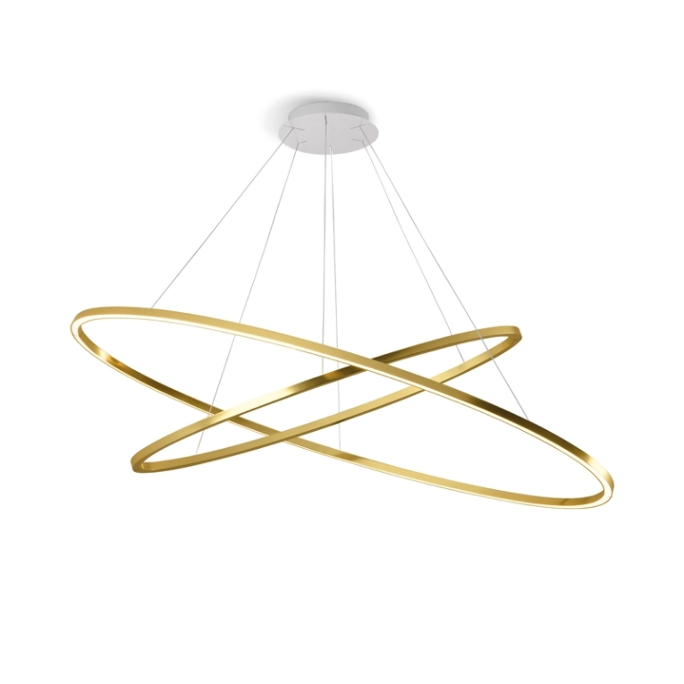Suspension ELLISSE DOUBLE Or NEMO LIGHTING