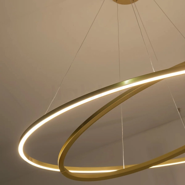 Suspension ELLISSE DOUBLE Or NEMO LIGHTING