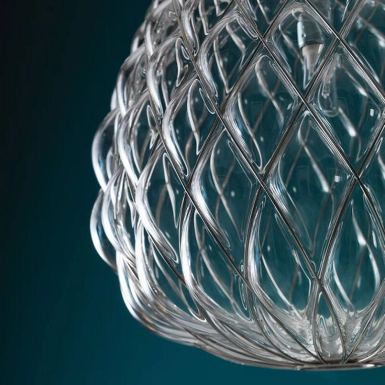 Suspension PINECONE Medium Or/ transparent FONTANA ARTE