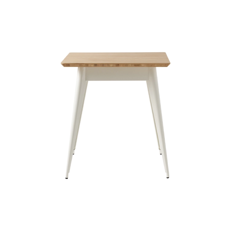 Table Table 55 70x70 plateau chêne Blanc pur TOLIX