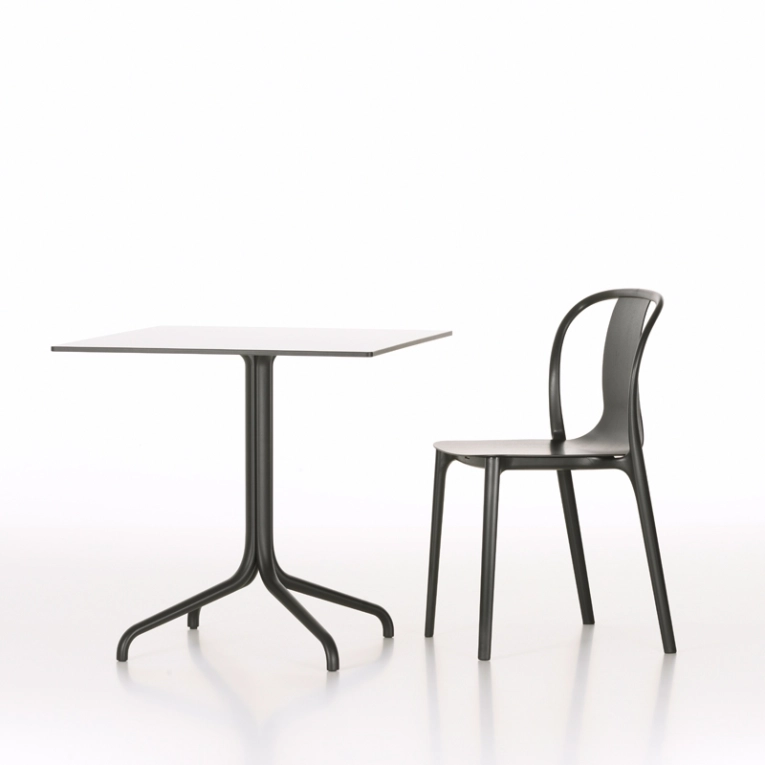 Chaise BELLEVILLE CHAIR plastique Basalt VITRA