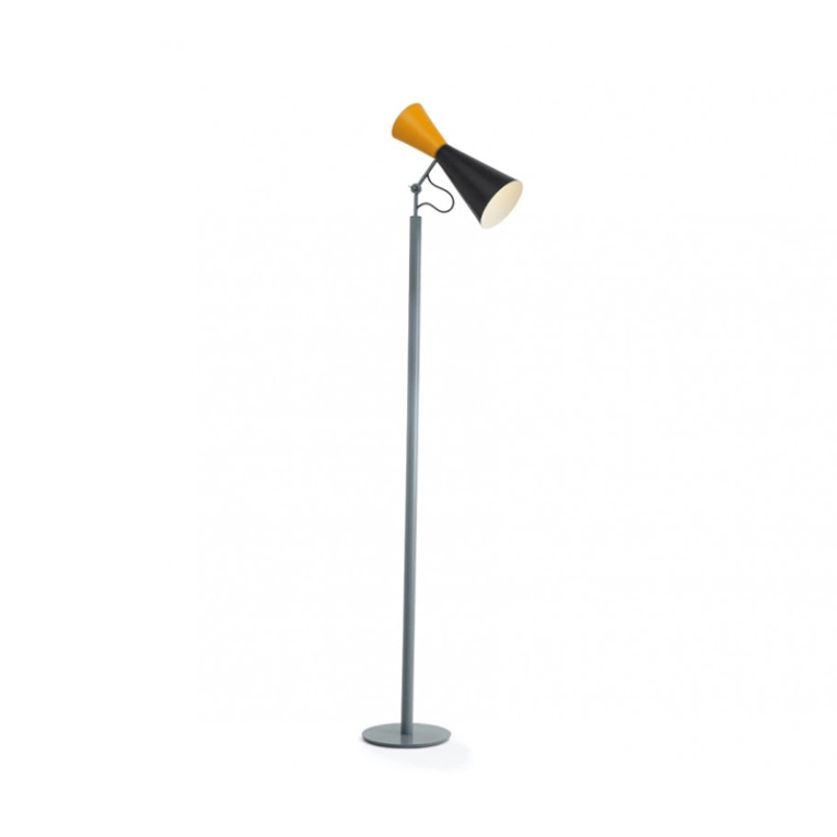 Lampadaire PARLIAMENT Noir/jaune NEMO LIGHTING