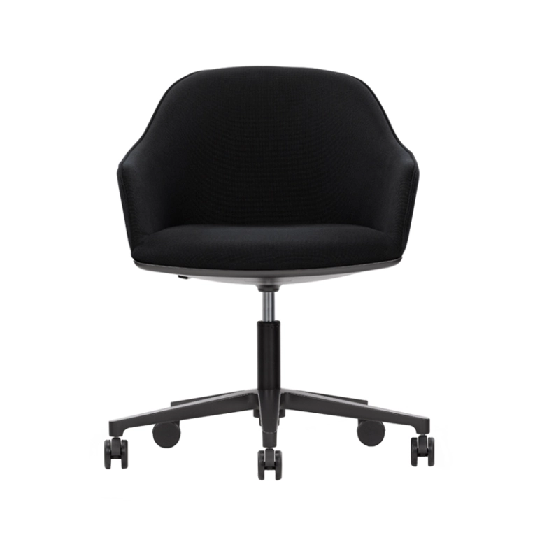 Fauteuil de bureau SOFTSHELL à roulettes Noir VITRA